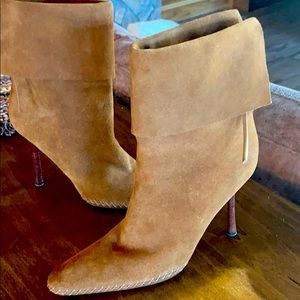 Stunning high heel genuine Gucci leather boots